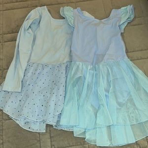 Light blue ballet outfits